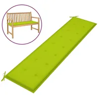 VidaXL Gartenbank-Auflage Hellgrün 200x50x4 cm Oxford-Gewebe