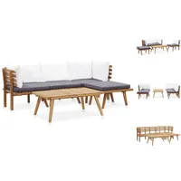 VidaXL 5-tlg. Garten-Lounge-Set Massivholz Akazie