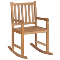 VidaXL Schaukelstuhl Massivholz Teak