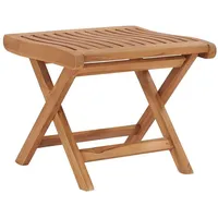 VidaXL Klappbarer Fußhocker 46,5×49×41,5 cm Massivholz Teak