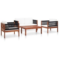 VidaXL Garten-Lounge-Set 4-tlg. Akazie braun