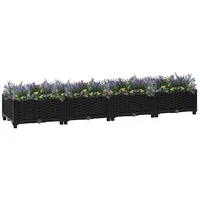 VidaXL Hochbeet 160x40x23 cm Polypropylen