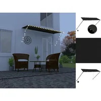 VidaXL Einziehbare Markise mit LED 300 x 150 cm