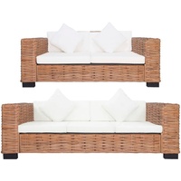 VidaXL Modell 5 Loungesofa natur Rattan
