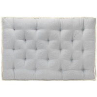 VidaXL Palettensofa-Kissen Grau 120x80x10 cm