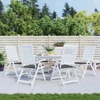 VidaXL Gartenstuhl-Kissen 6 Stk. Anthrazit 50x50x3 cm Oxford-Gewebe