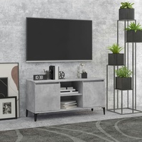 VidaXL TV-Schrank mit Metallbeinen Betongrau 103,5x35x50 cm