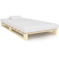 VidaXL Palettenbett Massivholz Kiefer 100×200 cm