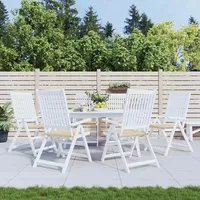 VidaXL Gartenstuhl-Kissen 6 Stk. Beige 50x50x3 cm Oxford-Gewebe