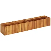 VidaXL Garten-Hochbeet Massivholz Akazie 150 x 30 x 25