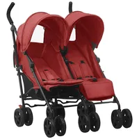 VidaXL Geschwisterwagen rot 10239