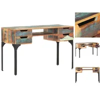 VidaXL Schreibtisch 118x48x75 cm Recyceltes Massivholz