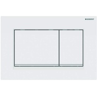 Geberit Sigma30 Betätigungsplatte für 2-Mengen-Spülung weiß/weiß matt 115.883.11.1