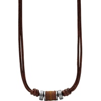 Fossil Halskette Für Männer Vintage Casual, Braun