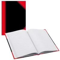 Bantex Kladde Chinakladde A5 liniert schwarz/rot