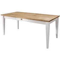 G+K Esstisch Minnesota 180 x 90 cm Holz Weiß