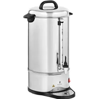 Royal Catering Filterkaffeemaschine 15 L Edelstahl mit Kupferhahn