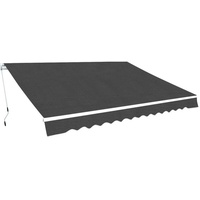 VidaXL Gelenkarmmarkise 400 x 300 cm anthrazit
