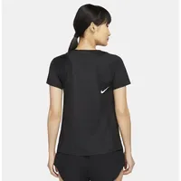 Nike Dri-FIT Race Kurzarm-Laufoberteil Damen Black S