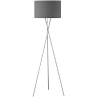 Schöner Wohnen SCHÖNER WOHNEN-Kollektion Stehlampe Pina Stoff Grau Dunkelgrau