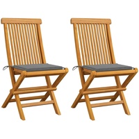 VidaXL Gartenstuhl 51,9 x 114,1 x 21 cm braun