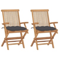 VidaXL Gartenstuhl 60 x 113,5 x 20,7 cm braun