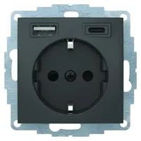 Berker Steckdose SCHUKO/USB 48041606