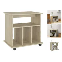 VidaXL Rollschrank Sonoma-Eiche 60x45x60 cm Holzwerkstoff