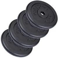 ScSPORTS ScSPORTS® Hantelscheiben Set 30/31mm Gusseisen Gewichtsscheiben Gewichte