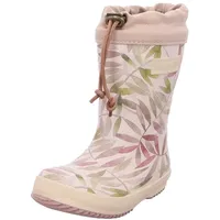 Bisgaard Thermo Rain Boot, Beige Leaves, 32 EU