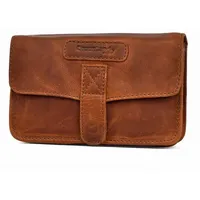 GREENLAND Nature Soft & Safe Gürteltasche RFID Leder 18