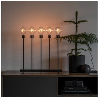 Konstsmide 3962-710TR LED-Laterne Bernstein LED Schwarz EEK: F (A