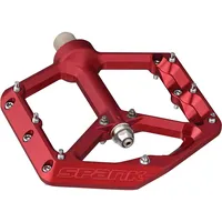 Spank Oozy Reboot flat pedal - red