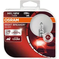 Osram Glühlampe, Fernscheinwerfer Night BREAKER® Silver H1 55W