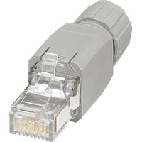 Phoenix Contact RJ45-Steckverbinder Cat5e, 4-pol, grau VS-PN-RJ45-5-Q/IP20