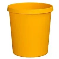 Helit Papierkorb 18 l Gelb