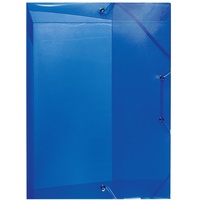Herlitz Heftbox A4, Rückenbreite 4 cm, PP, transluzent blau