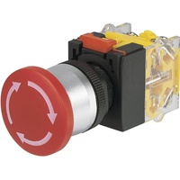 TRU Components LAS0-A3Y-11TS Not-Aus-Schalter 250 V/AC 5 A 1