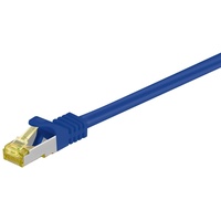 Goobay RJ45 Patchkabel CAT 7 - Blau - 0.50m