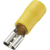 TRU Components 1572191 Flachsteckhülse Steckbreite: 4.8mm Steckdicke: 0.5mm 180°