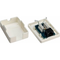 Goobay 77632 1-port RJ45 Anschlussdose, CAT 6, UTP