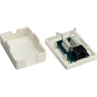 Goobay 77632 1-port RJ45 Anschlussdose, CAT 6, UTP