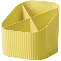 HAN Schreibtischköcher Re-X-LOOP gelb 11.1x10.5x11.1 cm