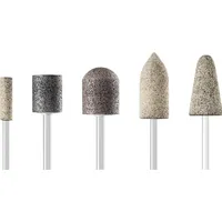 Pferd INOX Schleifstift-Set 5-tlg. Schaft-Ø 6 mm A30/46/60 für