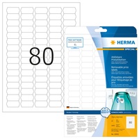Herma Etiketten 35.6x16.9mm, ablösbar, weiß 25 Blatt (2000 Etiketten)