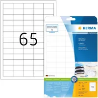 Herma Universaletiketten 5027 Weiß 38,1 x 21,2 mm 25