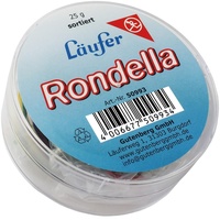 Läufer 50993 Rondella Gummiringe sortiert 25g bunt, besonders langlebig