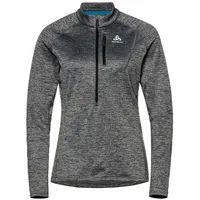Odlo Damen Langarm Shirt mit halben Reißverschluss TENCIA, dark
