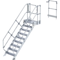Günzburger Munk Treppen-Modul Aluminium geriffelt 6 Stufen