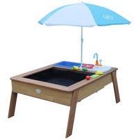 Axi Sand und Wassertisch mit Sonnenschirm Linda Braun Sonnenschirm